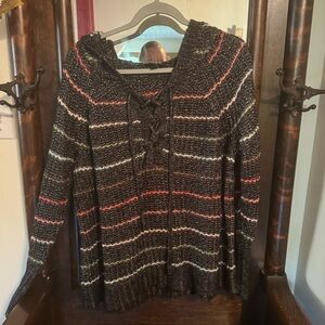 Torrid Cable Knit Sweater w/ Hood